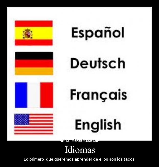 Idiomas -