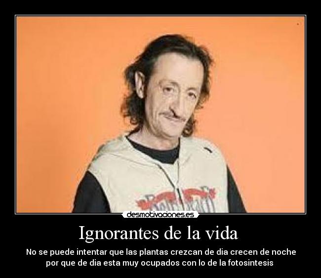 Ignorantes de la vida -