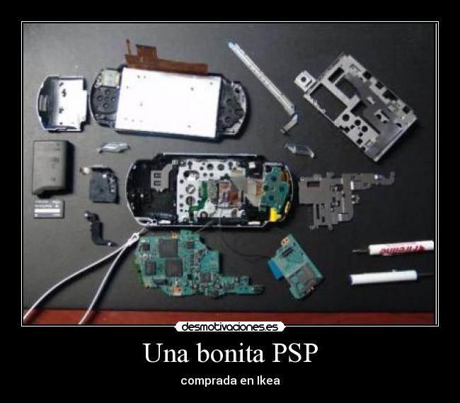 carteles psp ikea desmotivaciones