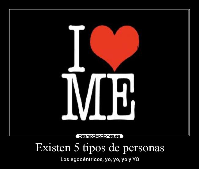 Existen 5 tipos de personas - 