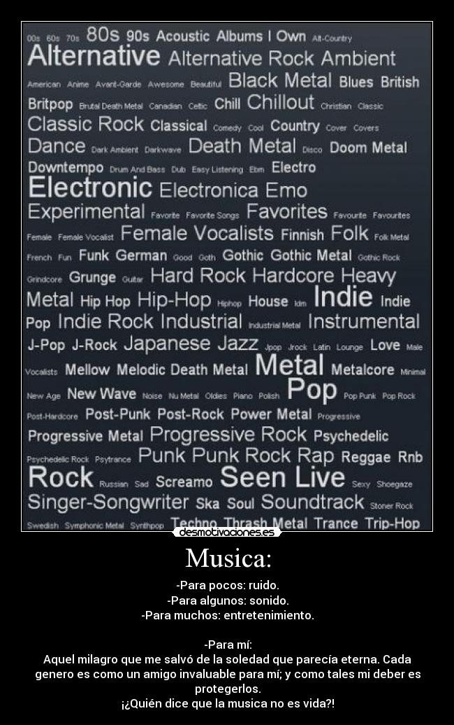 carteles musica love music music musica amo musica desmotivaciones
