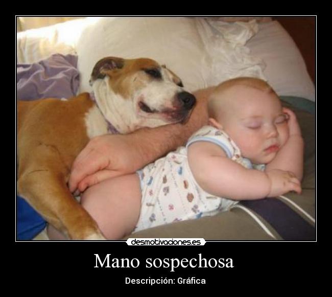 Mano sospechosa  - Descripción: Gráfica 