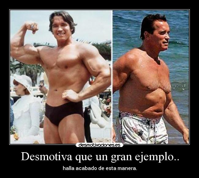 Desmotiva que un gran ejemplo.. - halla acabado de esta manera.