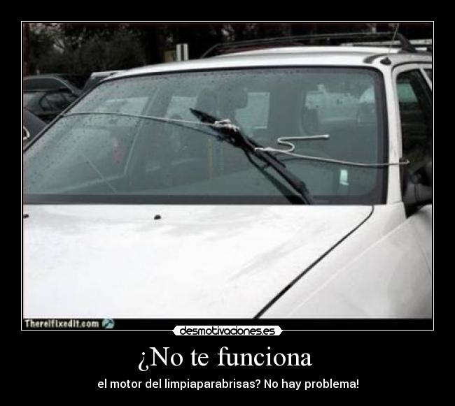 ¿No te funciona  - el motor del limpiaparabrisas? No hay problema!