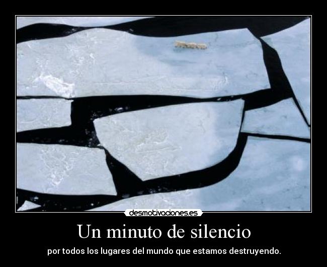 Un minuto de silencio -