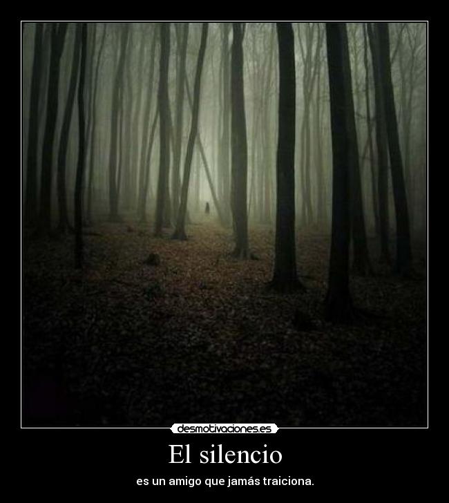 El silencio -