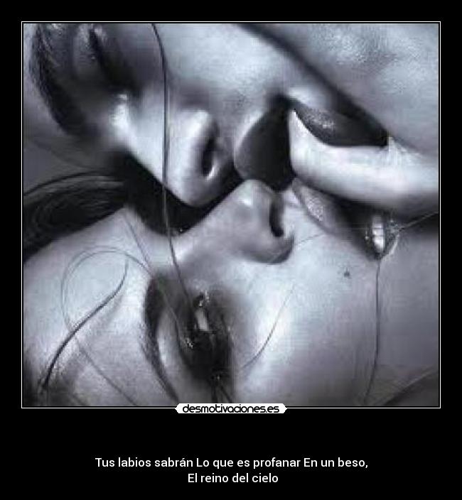 carteles beso desmotivaciones