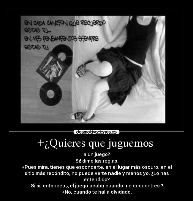 +¿Quieres que juguemos -