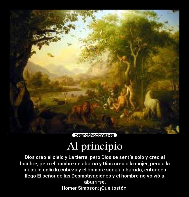 Al principio -