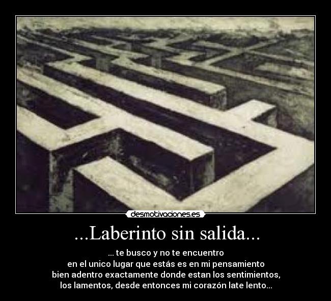 ...Laberinto sin salida... - 