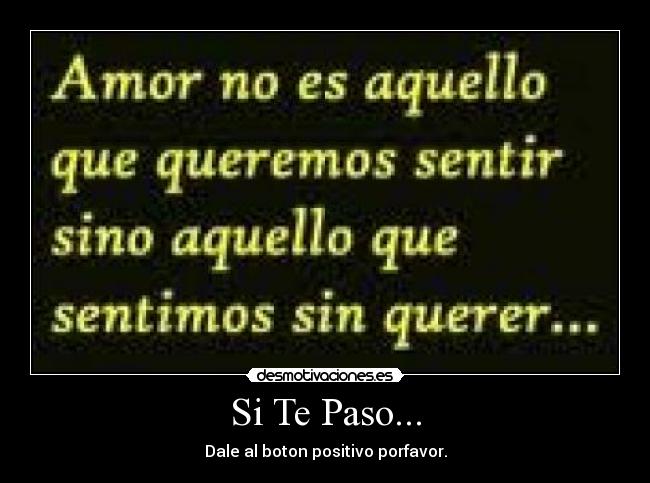 Si Te Paso... - 