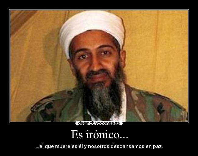 carteles osama muerto desmotivaciones