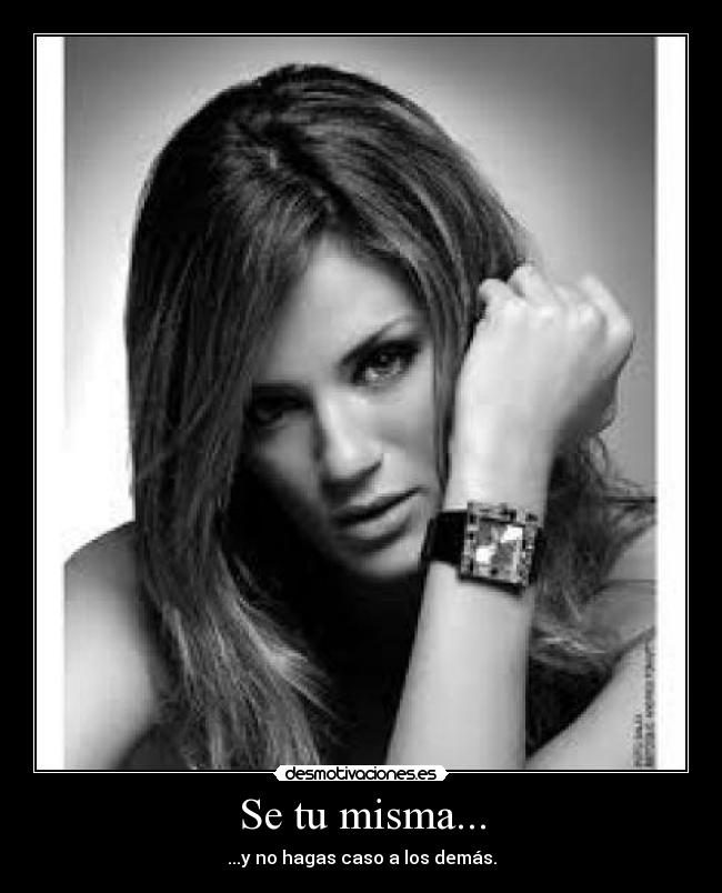 Se tu misma... - 
