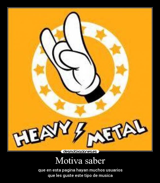 carteles heavy metal desmotivaciones