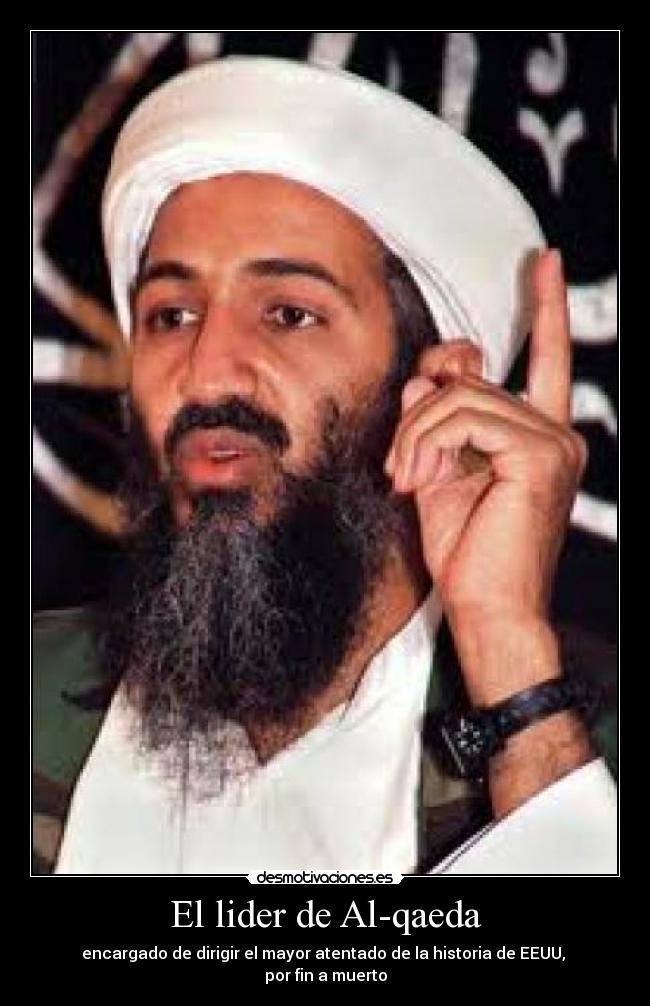 El lider de Al-qaeda -