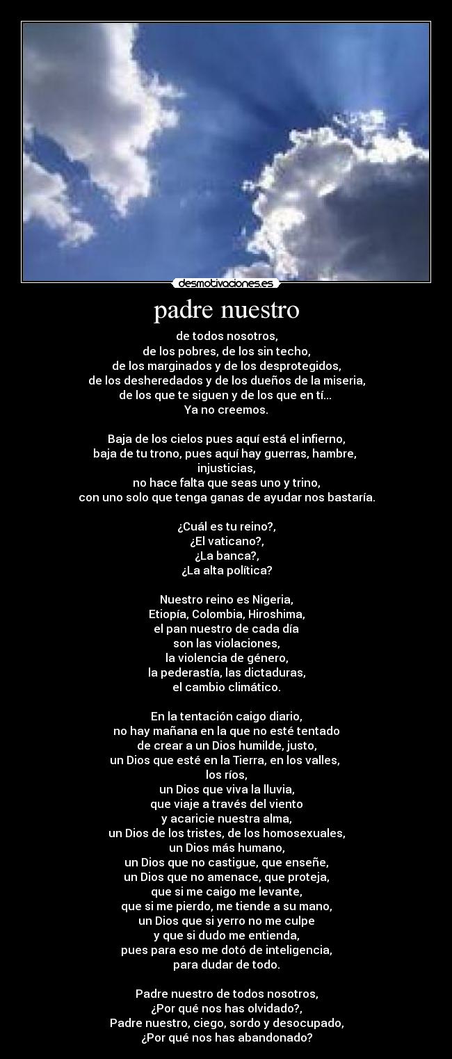 padre nuestro - 