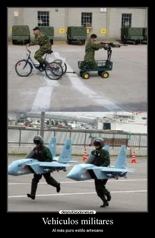 Vehículos militares - Al más puro estilo artesano