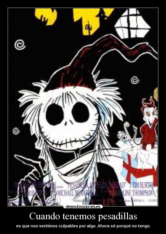 Cuando tenemos pesadillas -
