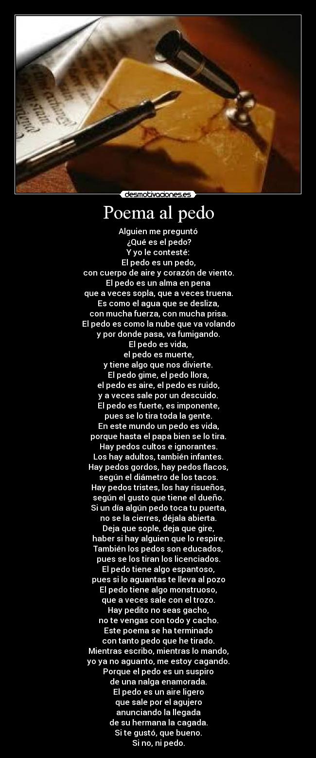 Poema al pedo - 
