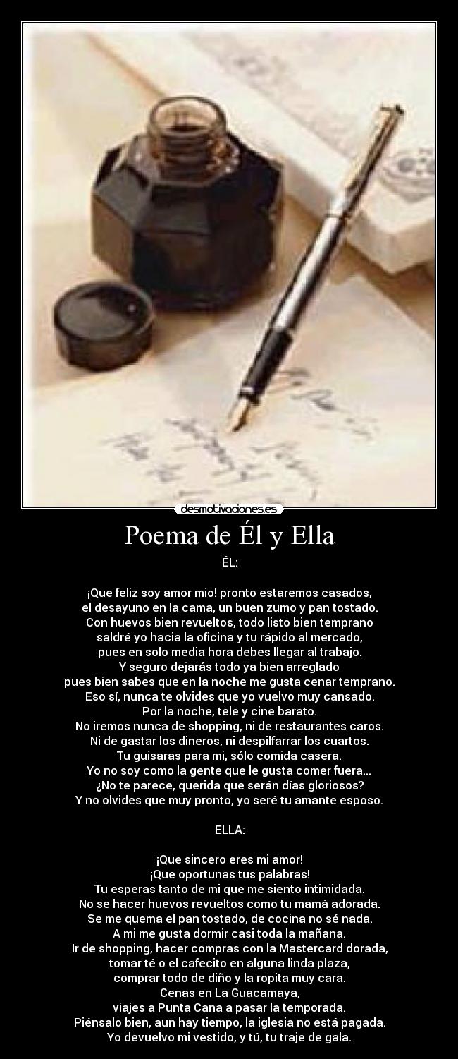 Poema de Él y Ella - 