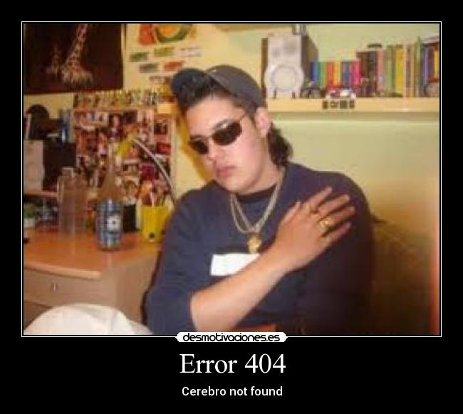 Error 404 - Cerebro not found