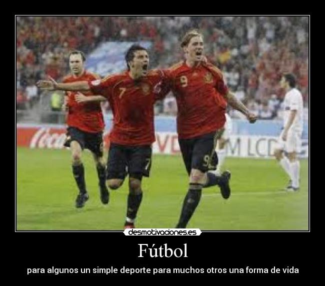 Fútbol - para algunos un simple deporte para muchos otros una forma de vida