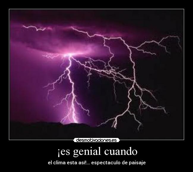 ¡es genial cuando -