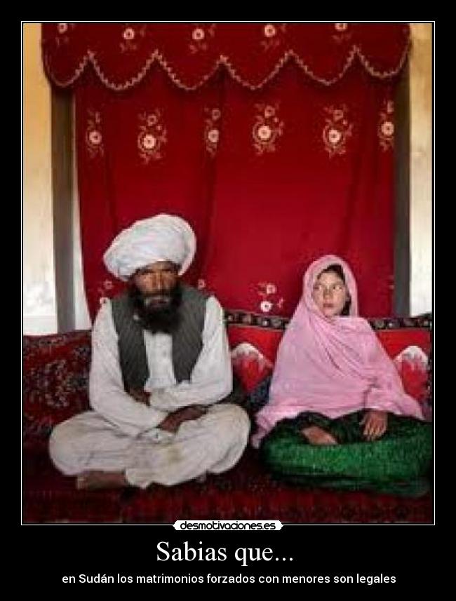 Sabias que... - en Sudán los matrimonios forzados con menores son legales