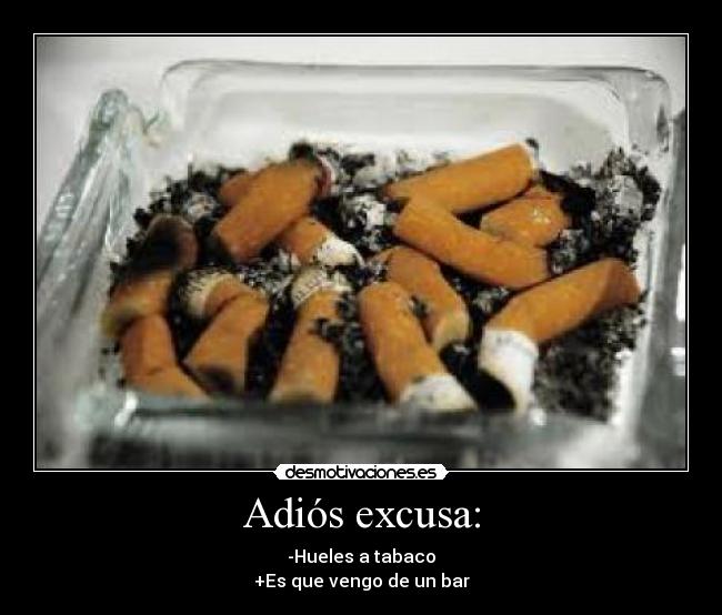 Adiós excusa: -