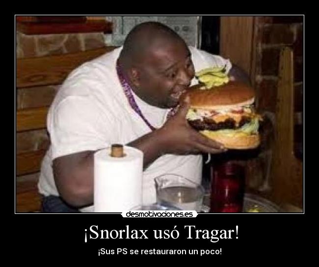 carteles jaja gordo snorlax desmotivaciones