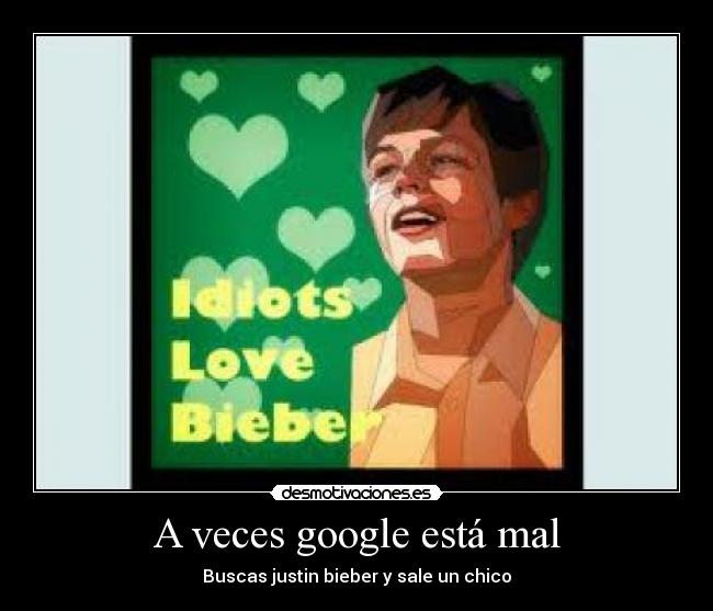 A veces google está mal -