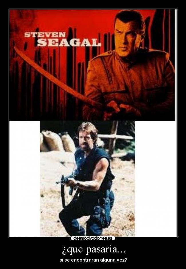 ¿que pasaria... - si se encontraran alguna vez?