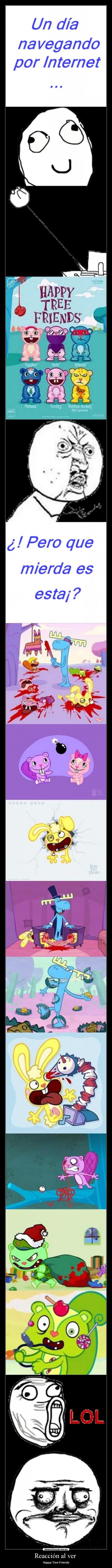 Reacción al ver  - Happy Tree Friends