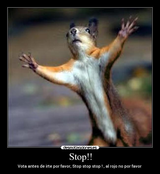 Stop!! -
