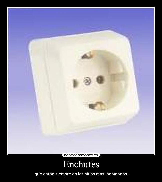Enchufes -