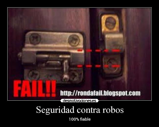 Seguridad contra robos -