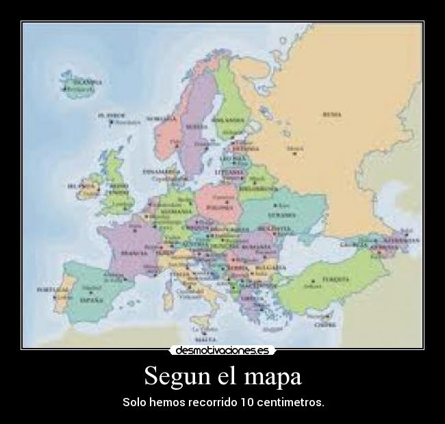 Segun el mapa -