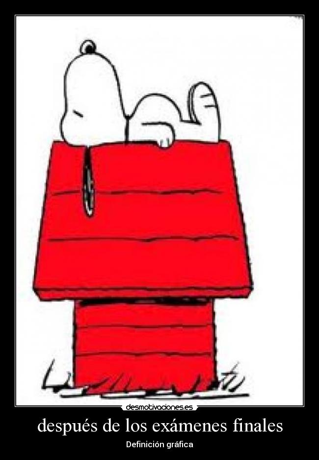 después de los exámenes finales -