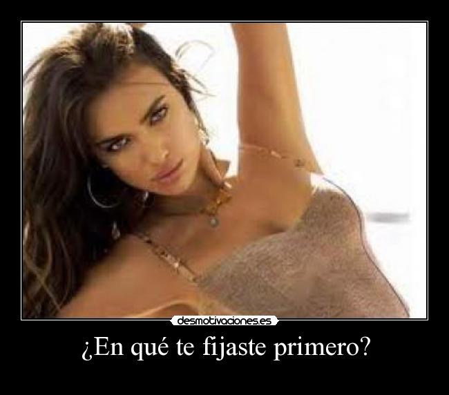 ¿En qué te fijaste primero? -