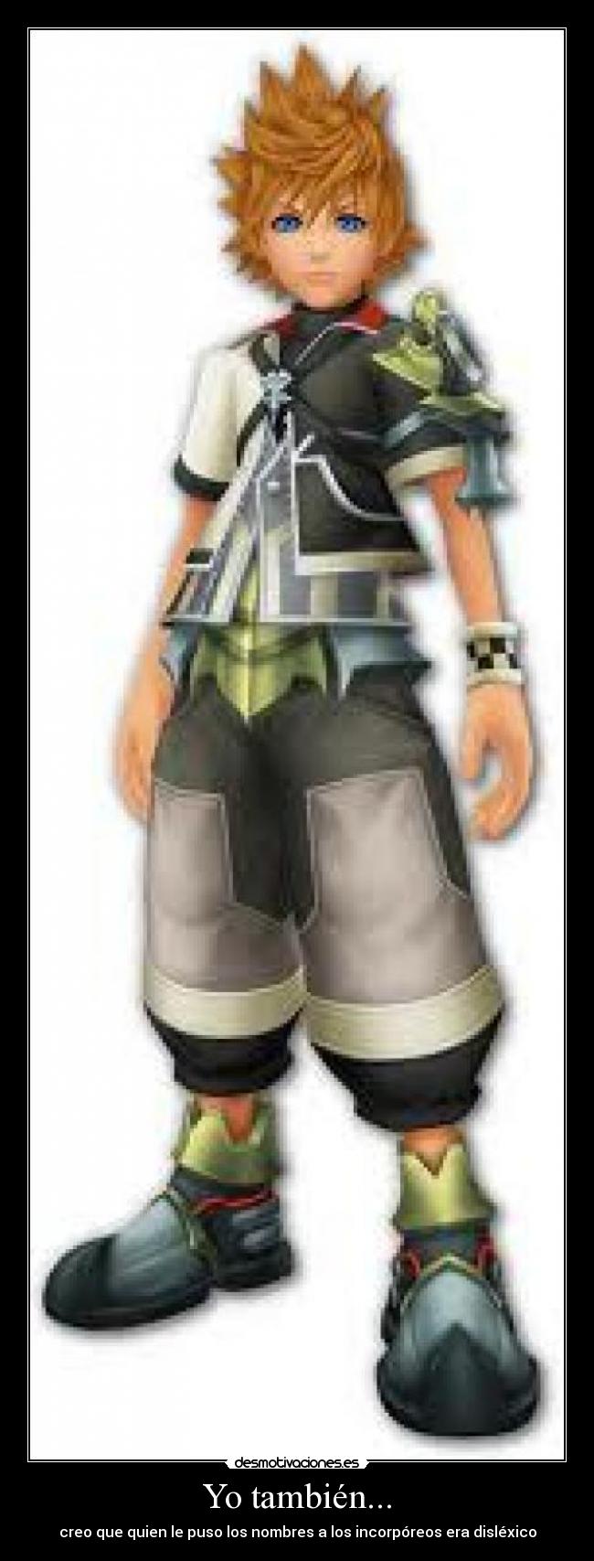 carteles kingdom hearts llave espada desmotivaciones