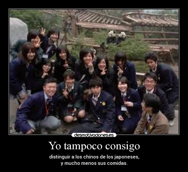 Yo tampoco consigo -