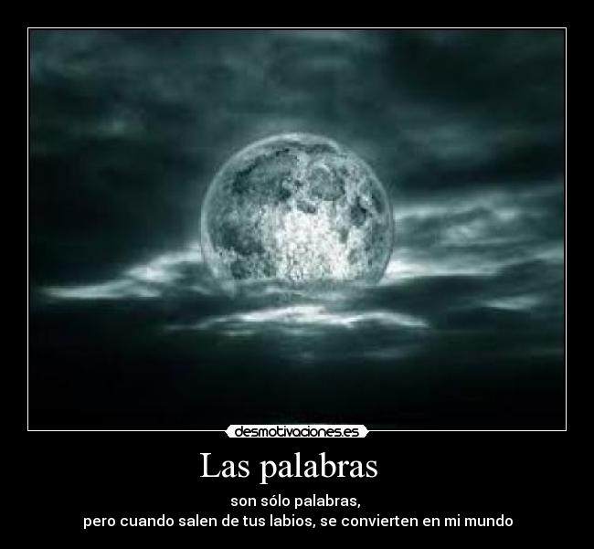 Las palabras -