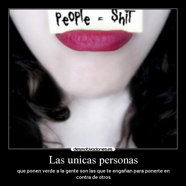 Las unicas personas - 