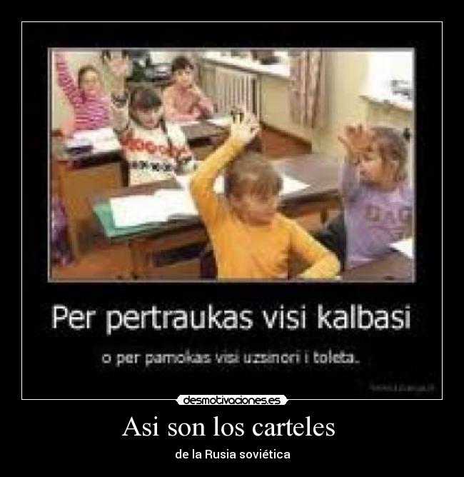 Asi son los carteles -