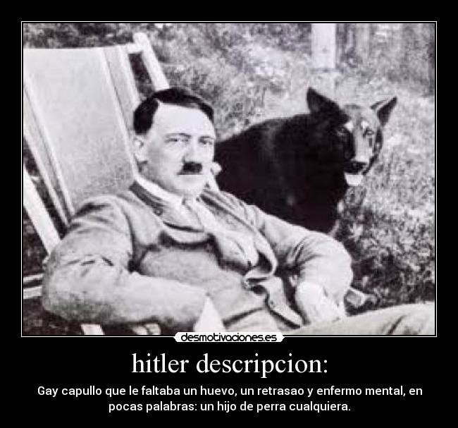 hitler descripcion: - 