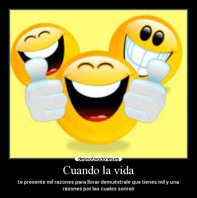 Cuando la vida -