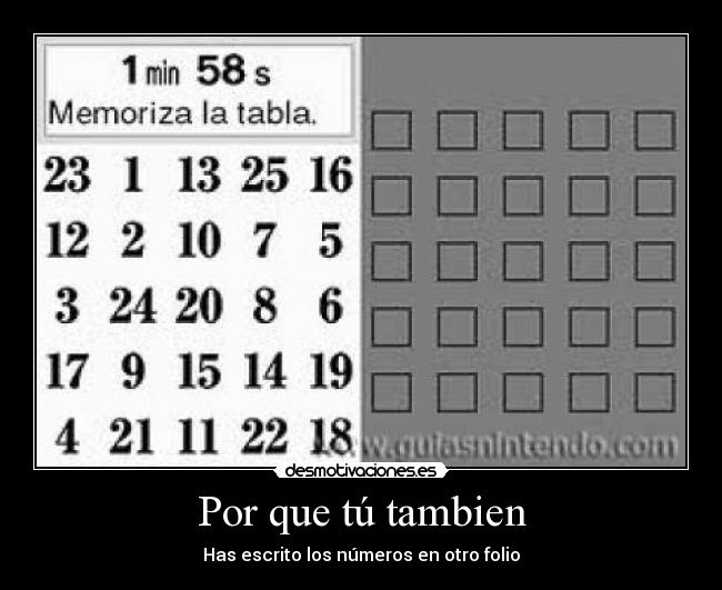 Por que tú tambien -