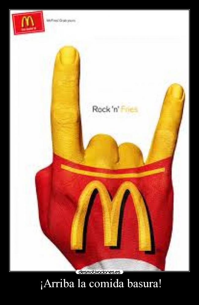 carteles comida desmotivaciones