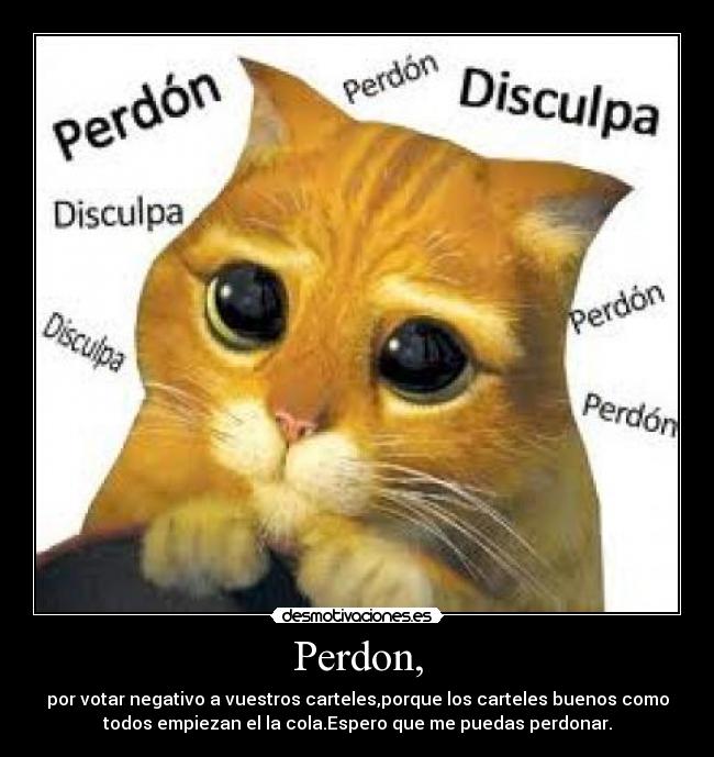 Perdon, -