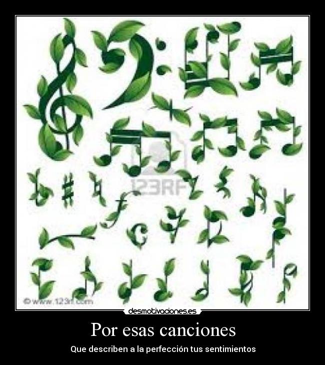Por esas canciones -